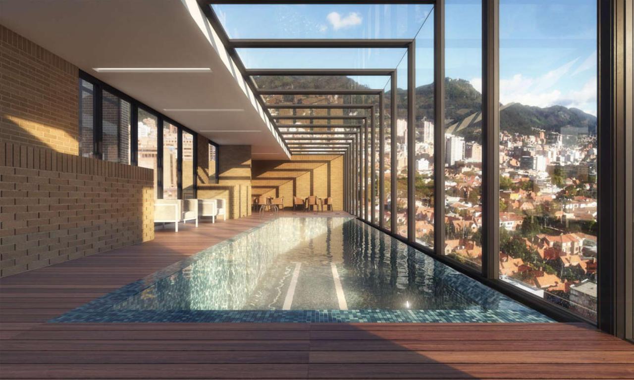 Wh Nuevo Piso, Zona Financiera, Vista A La Ciudad Appartement Bogota Buitenkant foto